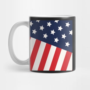 American Flag, Stars and Stripes Design, Artwork, Vector, Graphic Mug